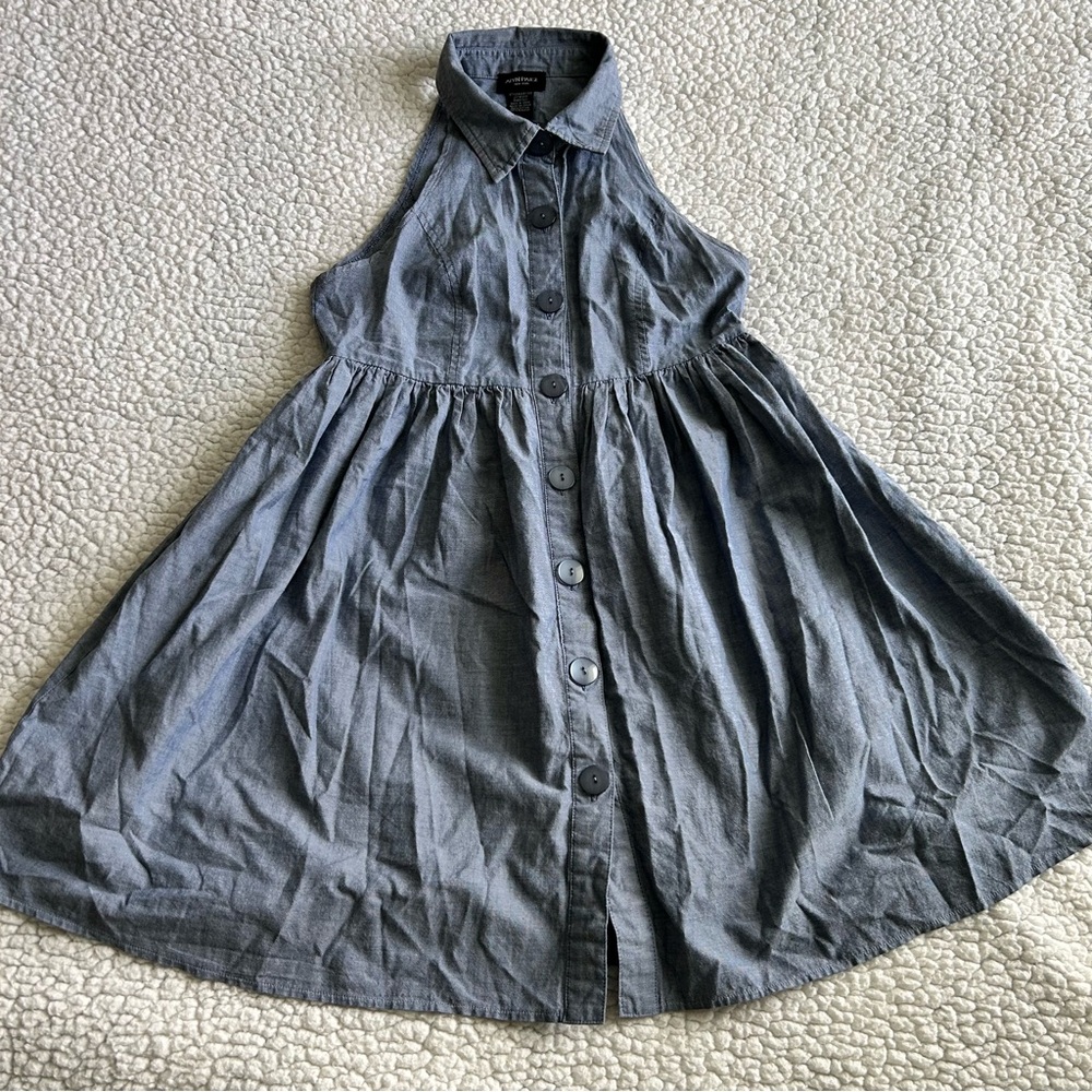 Alyn Paige Jean Button-Down Mini Dress